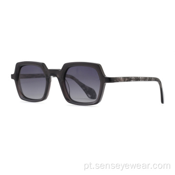 Luxury Designer Men Logo Custom UV400 Óculos de sol polarizados